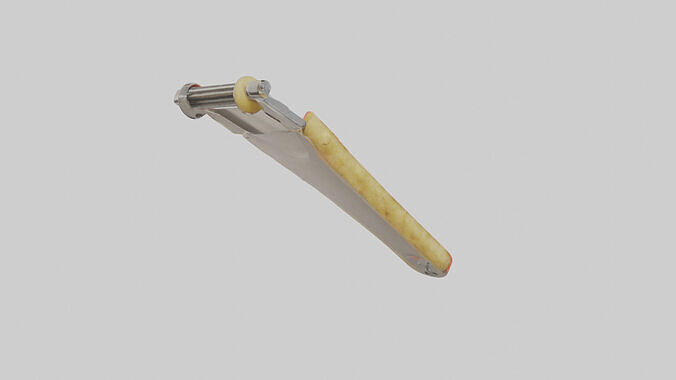 Potato peeler model Low-poly 3D model 3