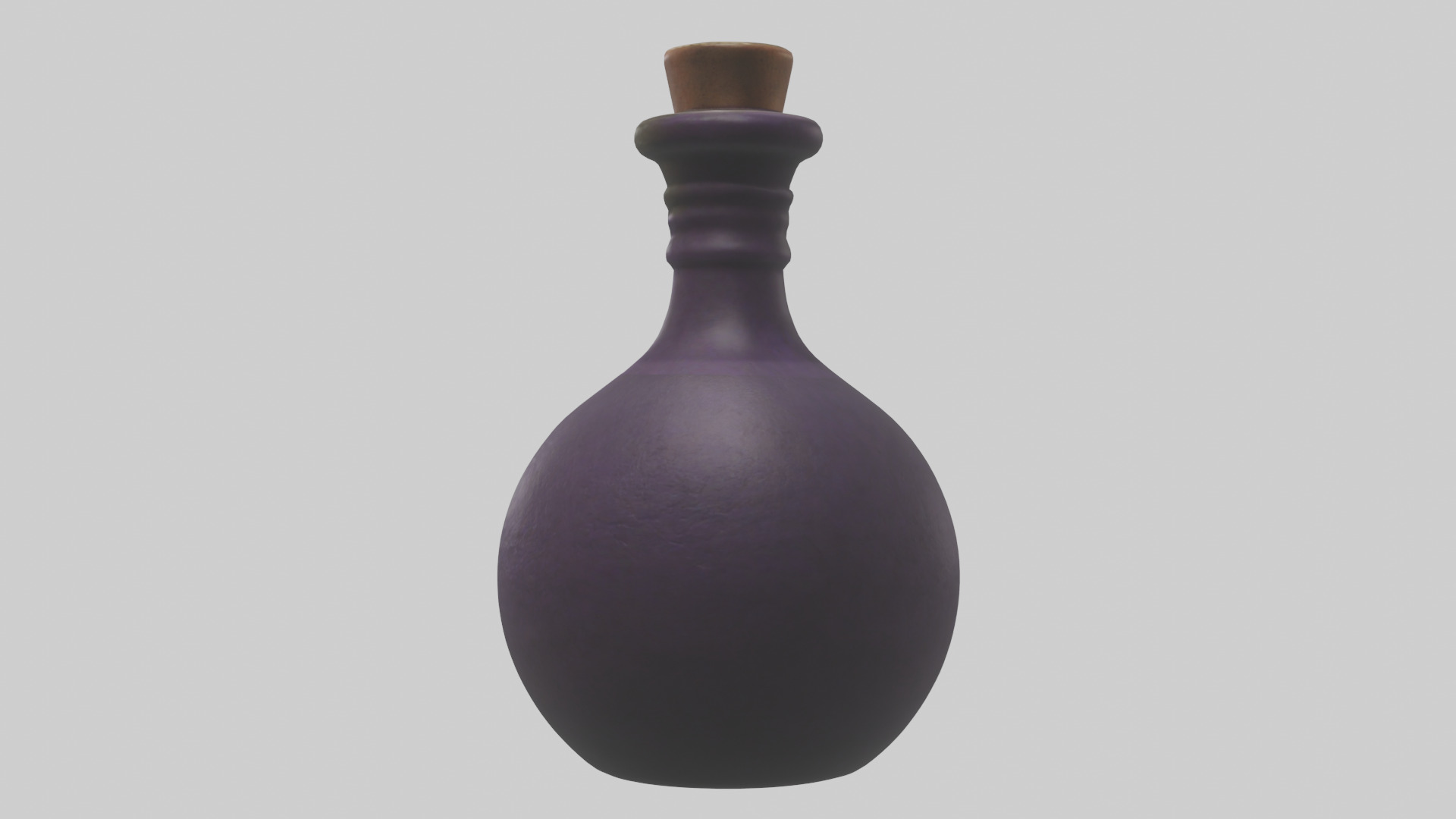 Potion Flask model Low-poly 3D model_1