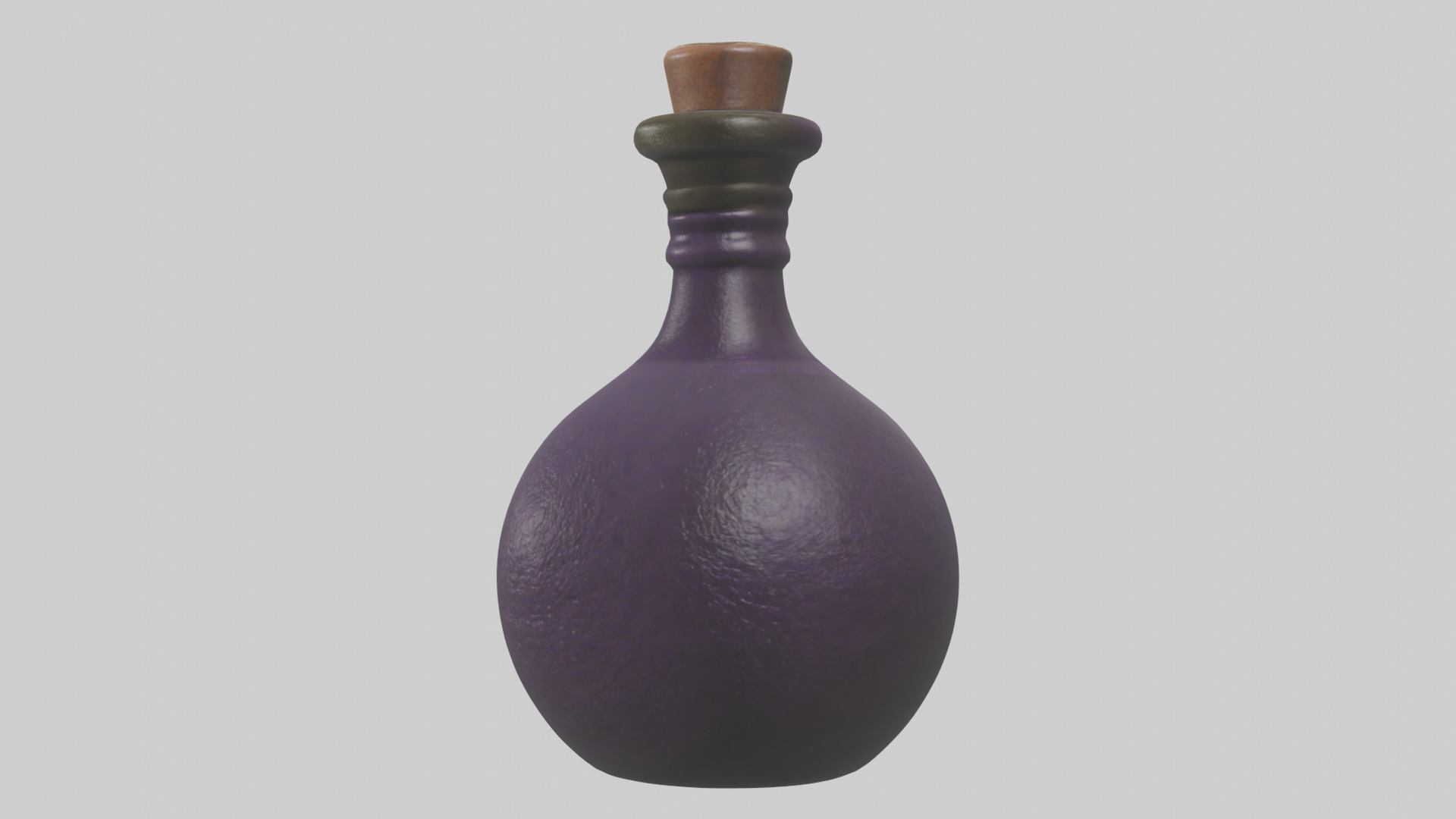 Potion Flask model Low-poly 3D model_10