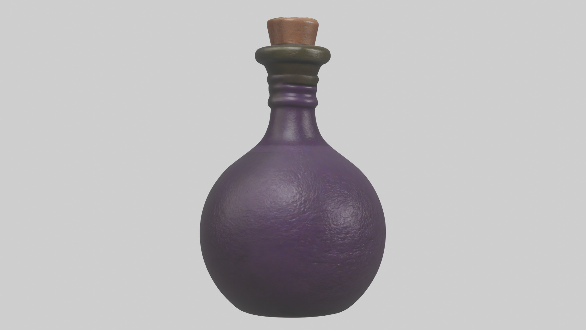 Potion Flask model Low-poly 3D model_7