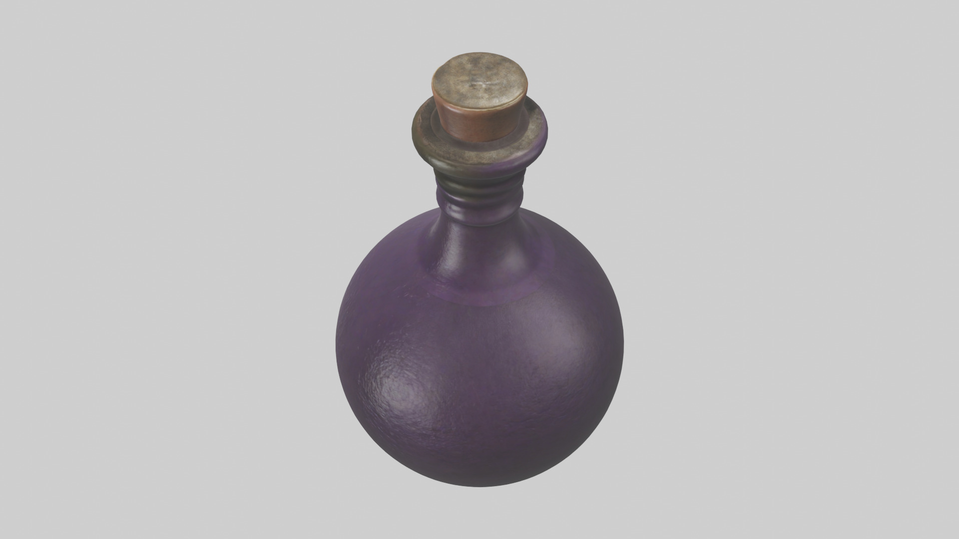 Potion Flask model Low-poly 3D model_17