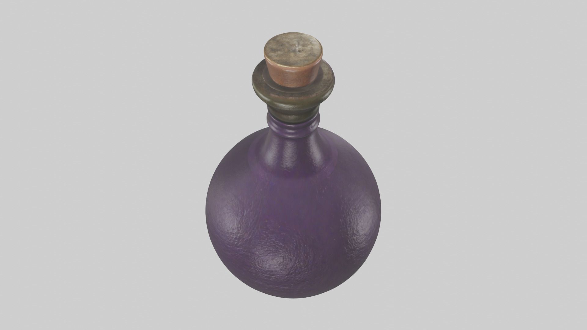 Potion Flask model Low-poly 3D model_16