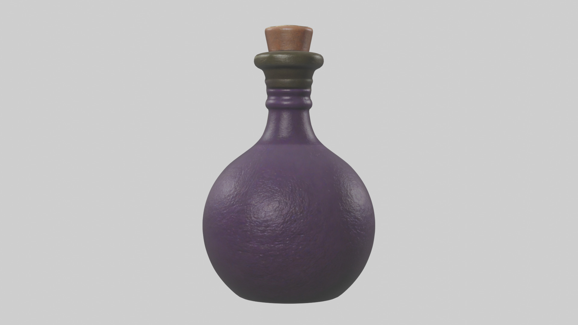 Potion Flask model Low-poly 3D model_9