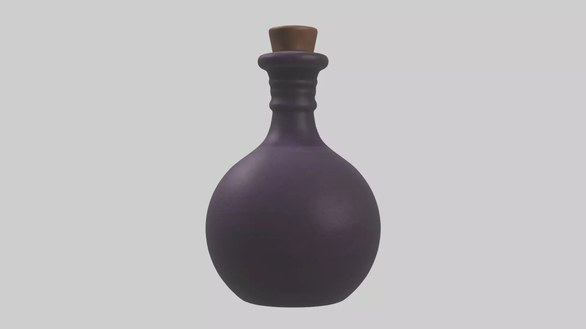 Potion Flask model Low-poly 3D model_0