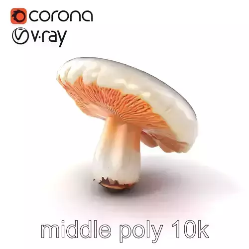 Classic Mushroom Realistic Detail model pack