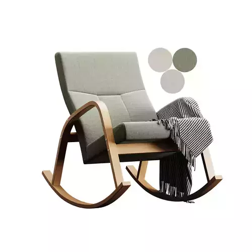 Rocking chair Irsa 3D model