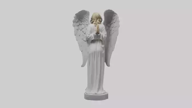 Praying Angel statue model