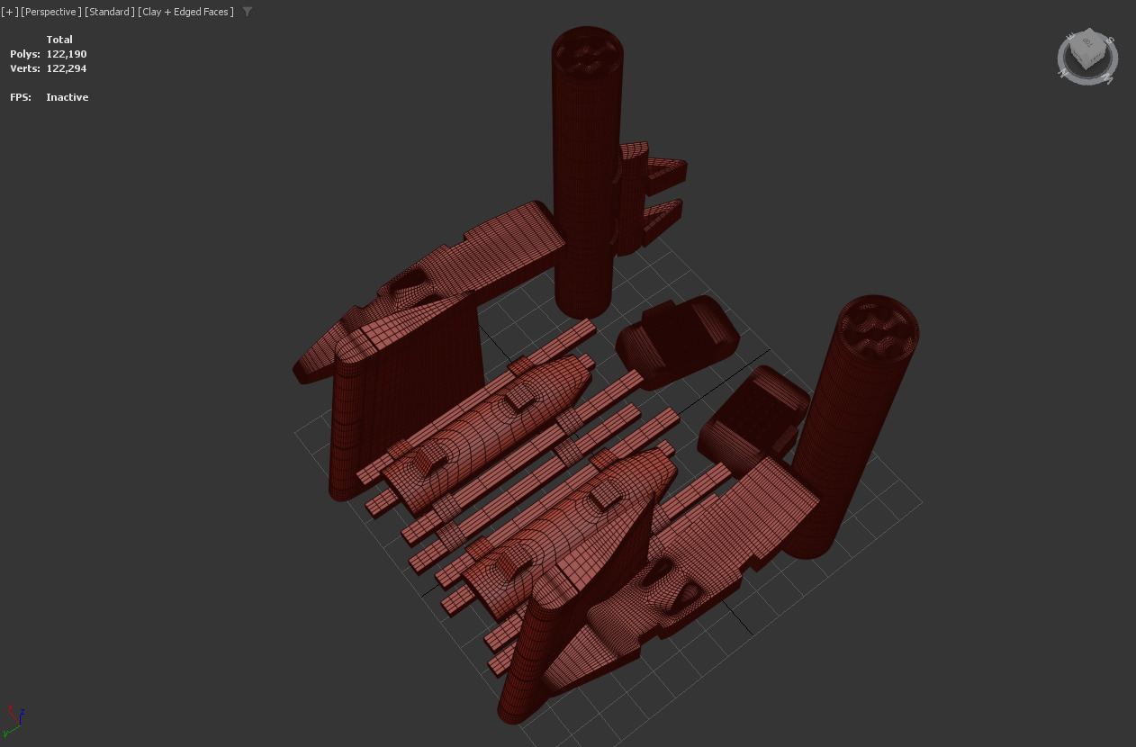 ah1w Helicopter 3D print model_24