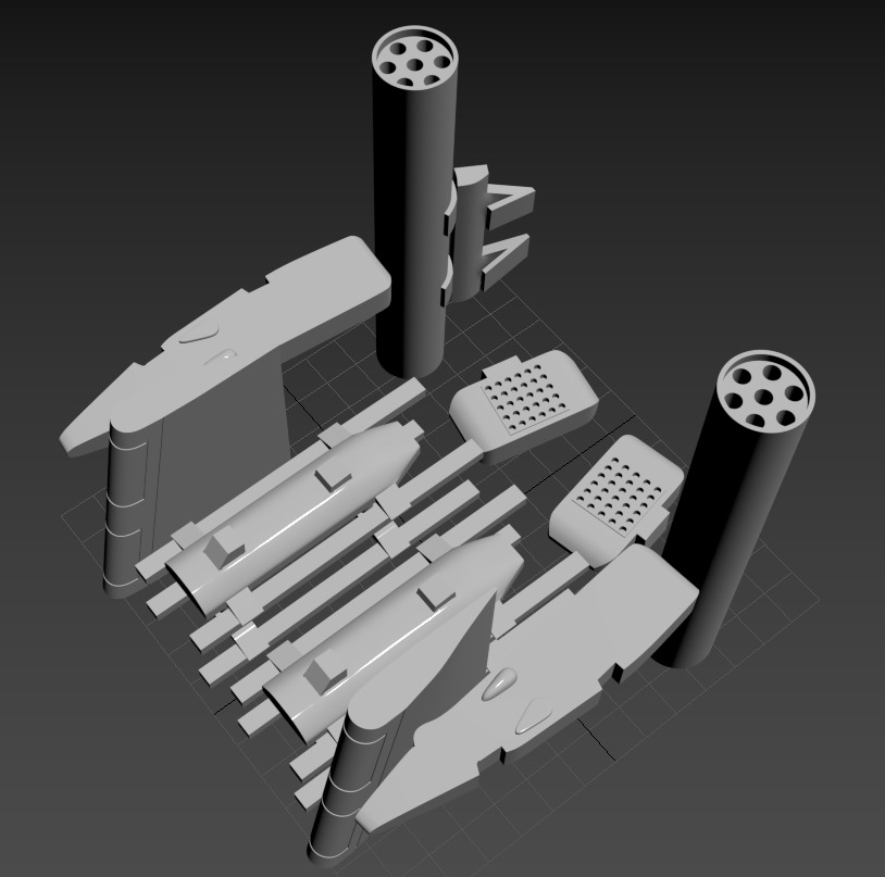 ah1w Helicopter 3D print model_23