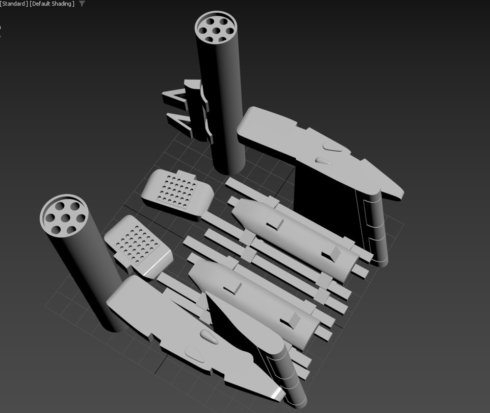 ah1w Helicopter 3D print model_22