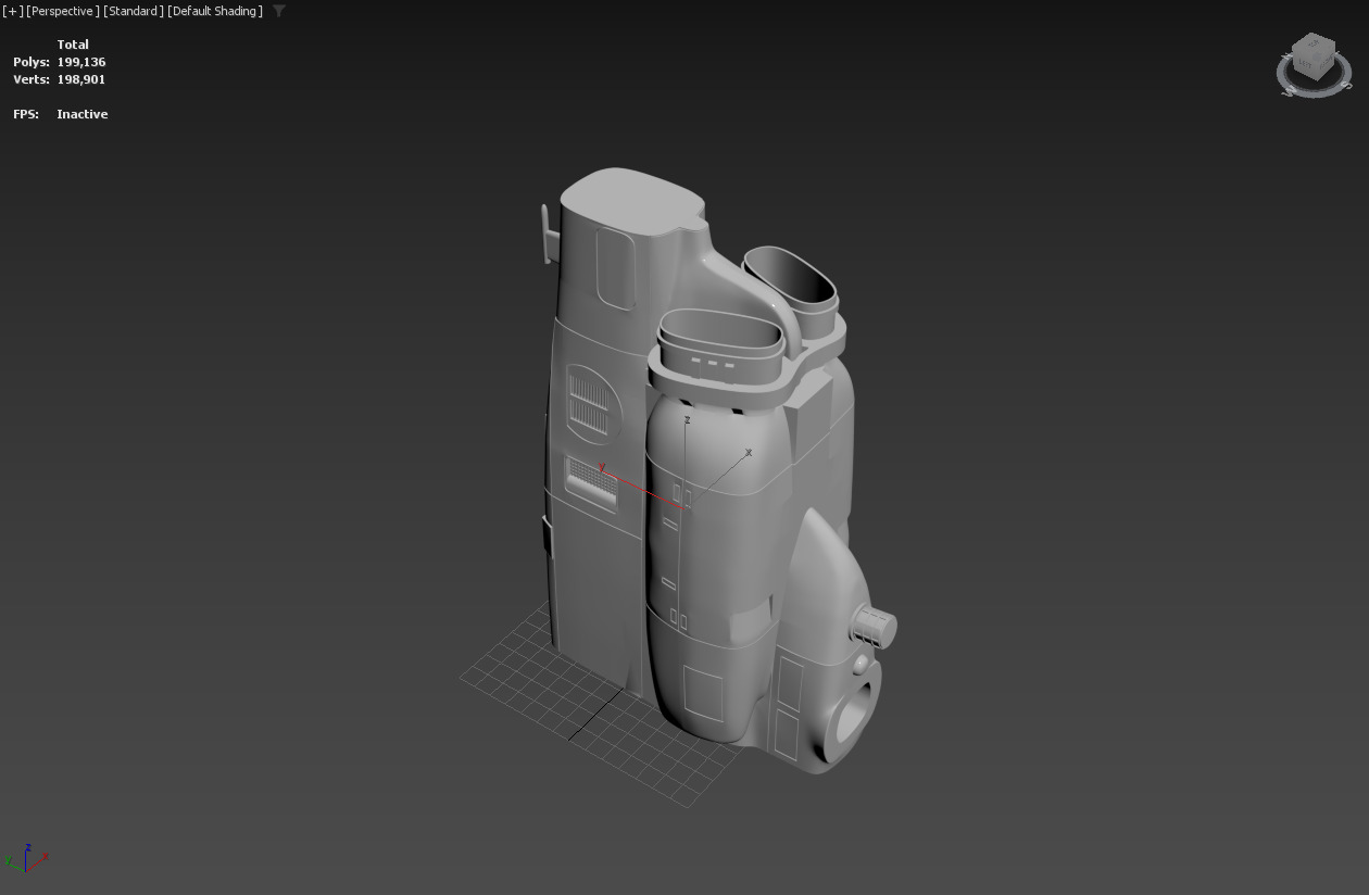 ah1w Helicopter 3D print model_13