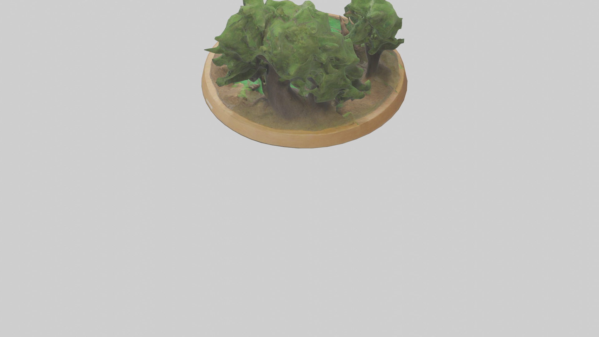 Preservation of Forests Sculpture model Low-poly 3D model_3