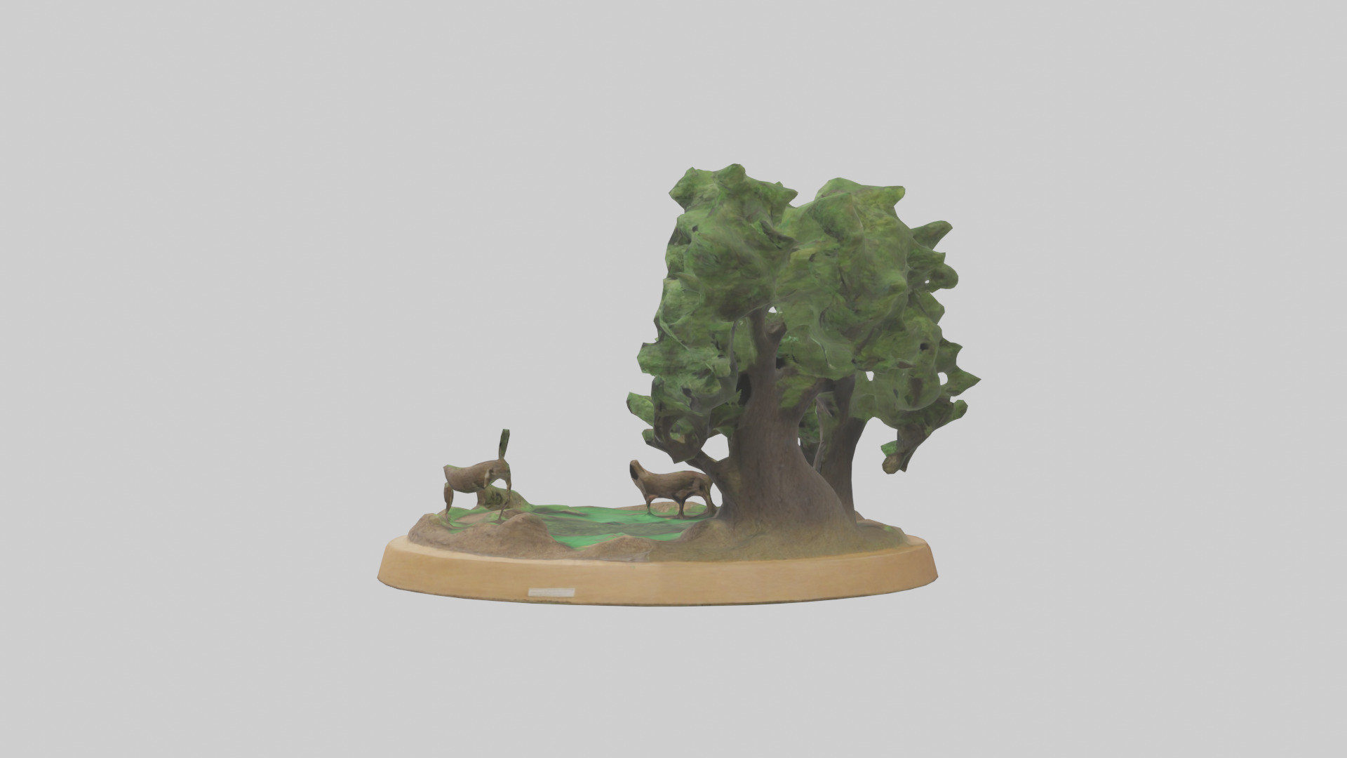 Preservation of Forests Sculpture model Low-poly 3D model_12