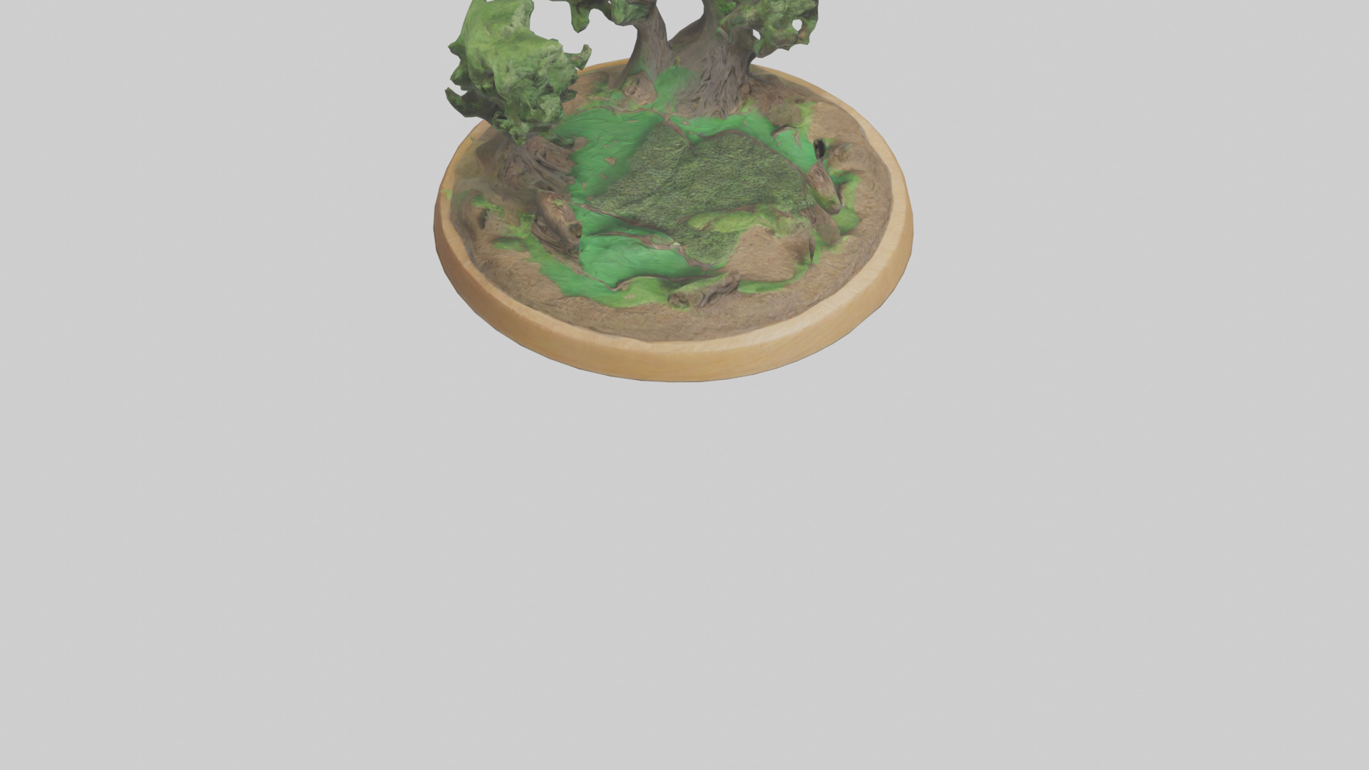 Preservation of Forests Sculpture model Low-poly 3D model_6