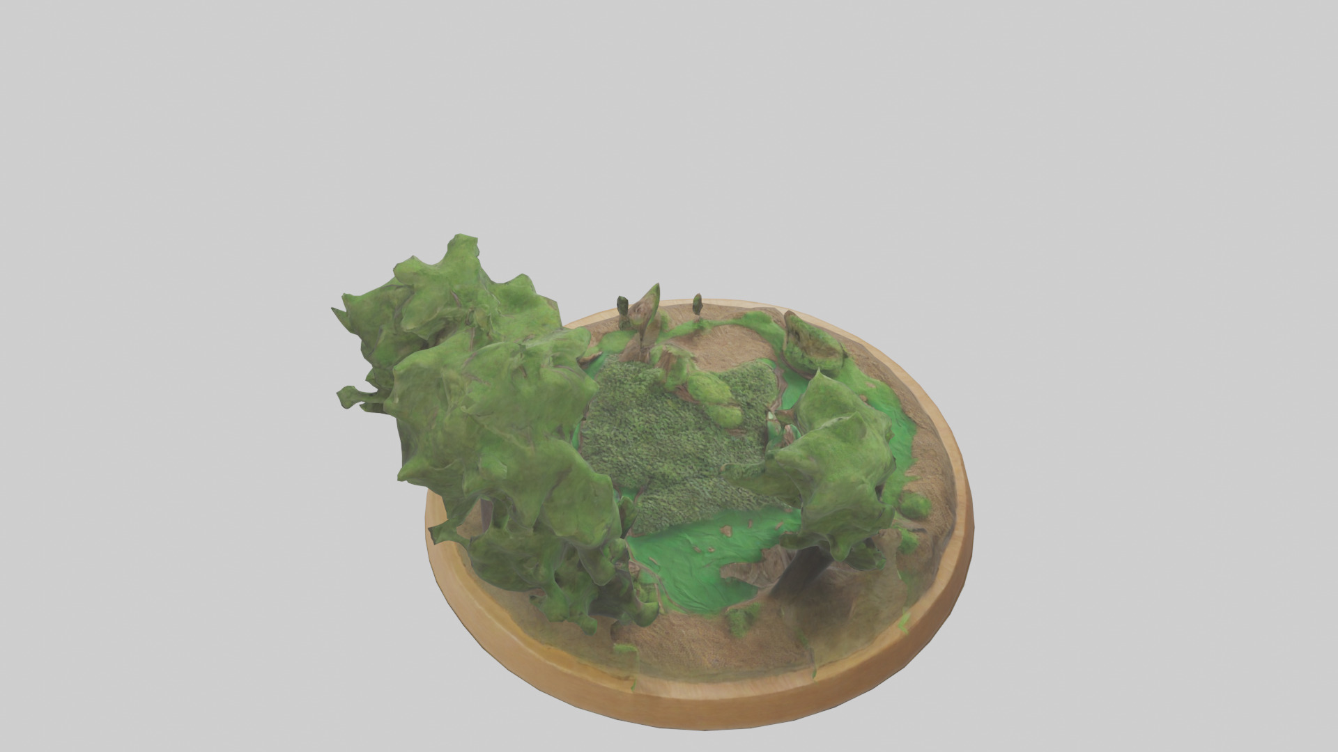 Preservation of Forests Sculpture model Low-poly 3D model_15
