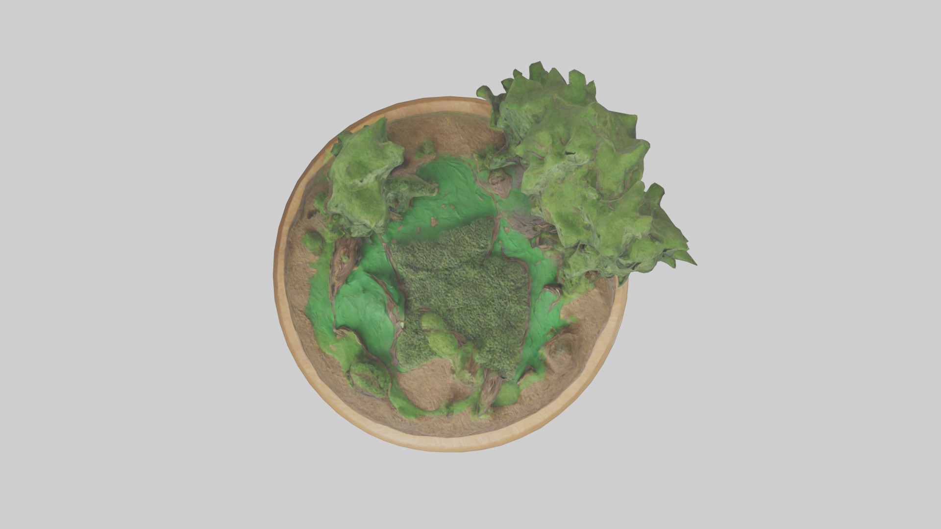 Preservation of Forests Sculpture model Low-poly 3D model_14