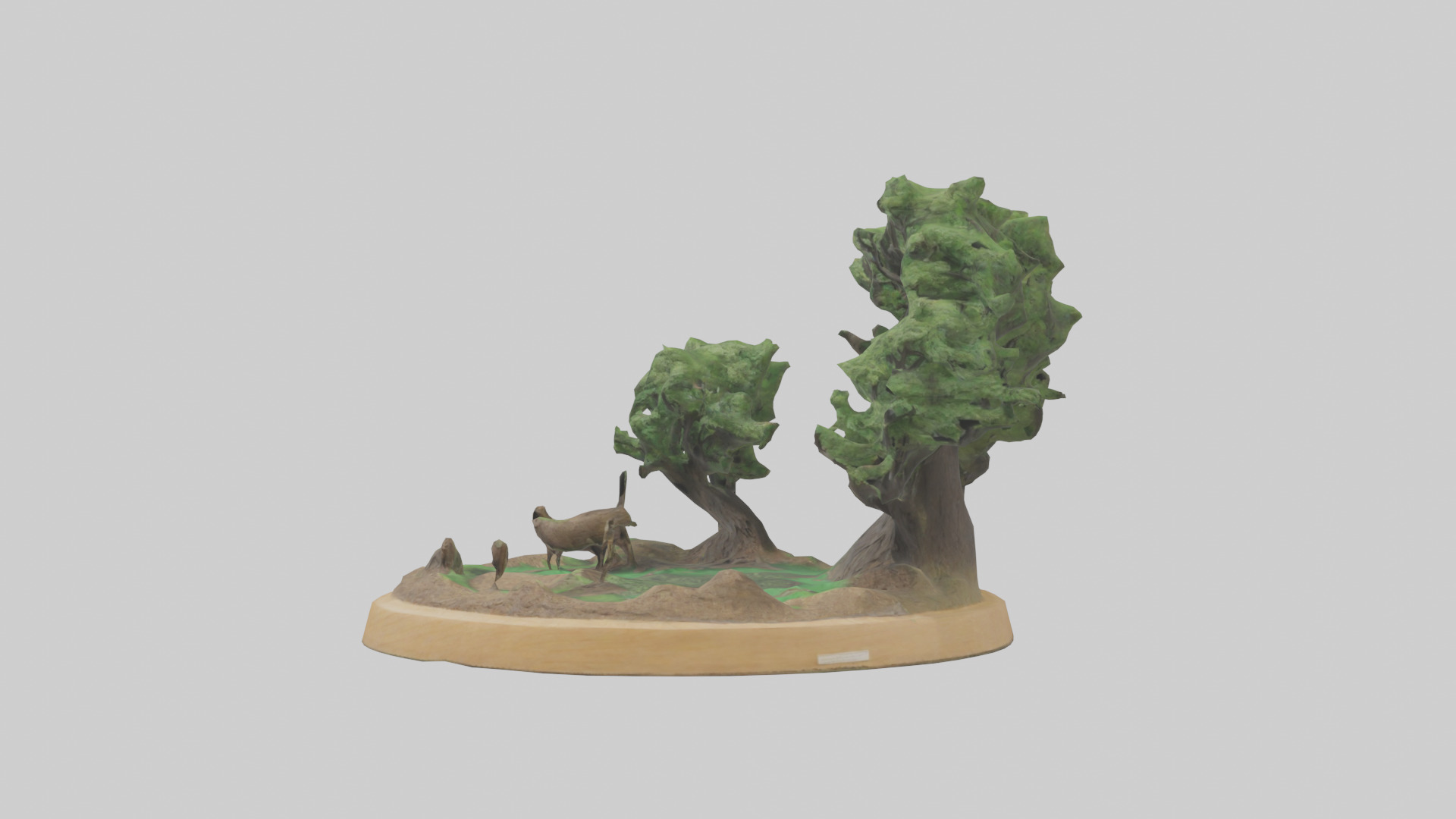 Preservation of Forests Sculpture model Low-poly 3D model_10