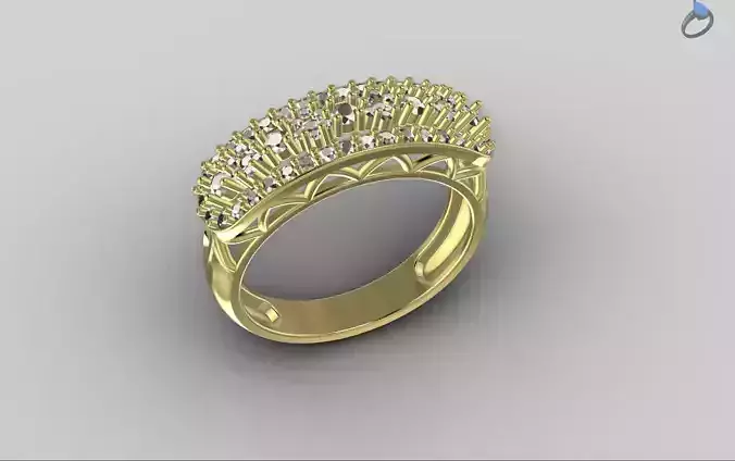 Twin Diamond Ring