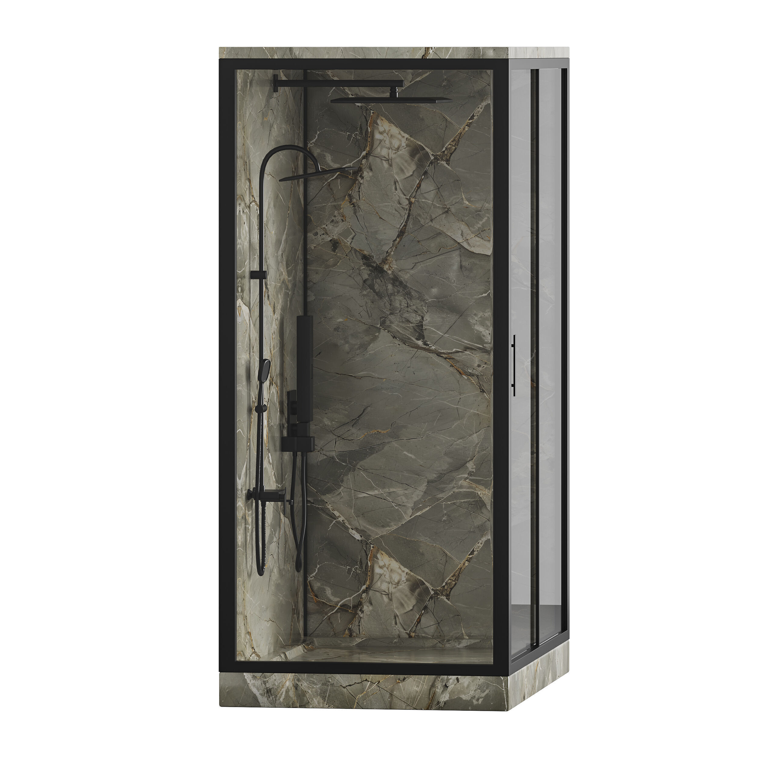 Shower cabin 07 3D model_3