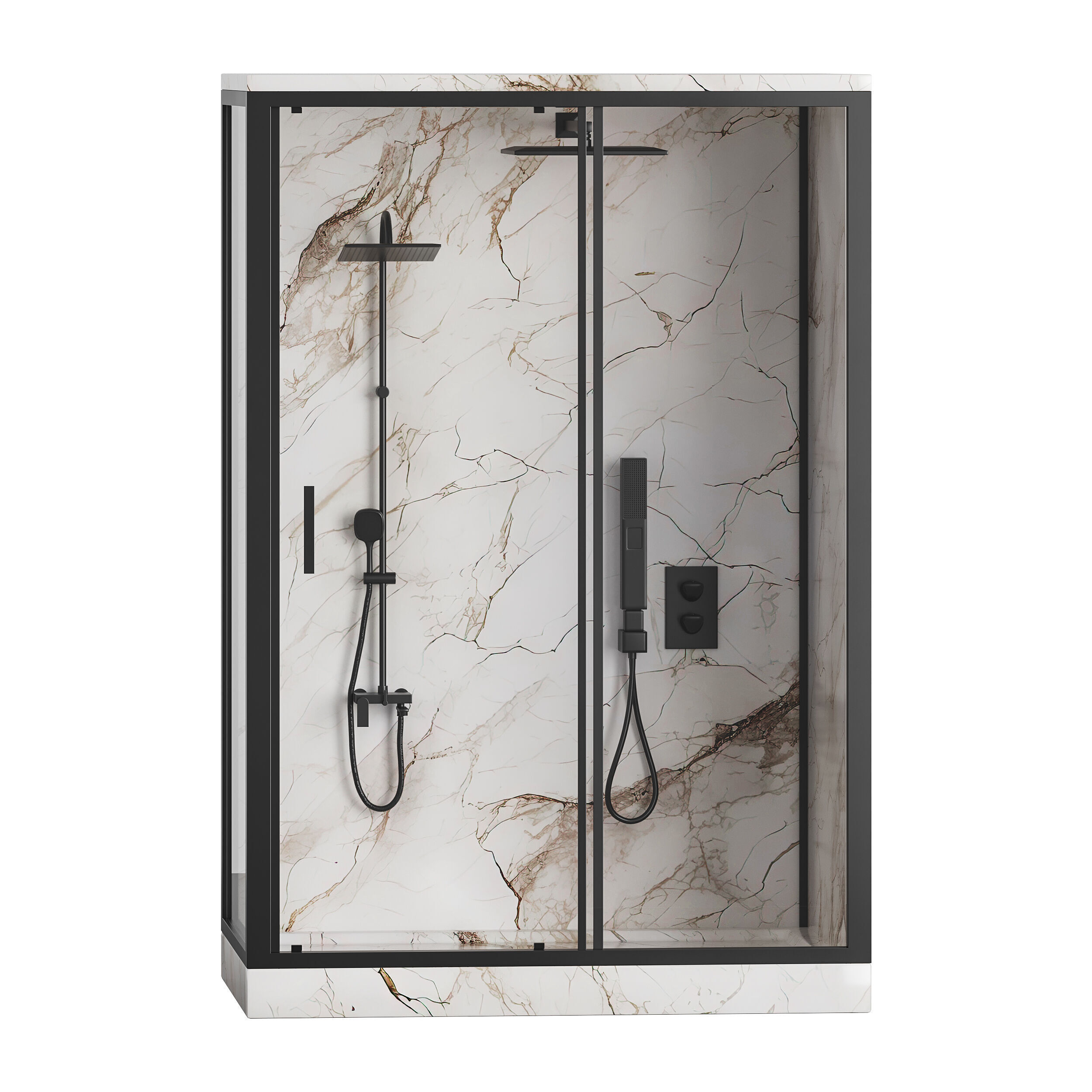 Shower cabin 07 3D model_6