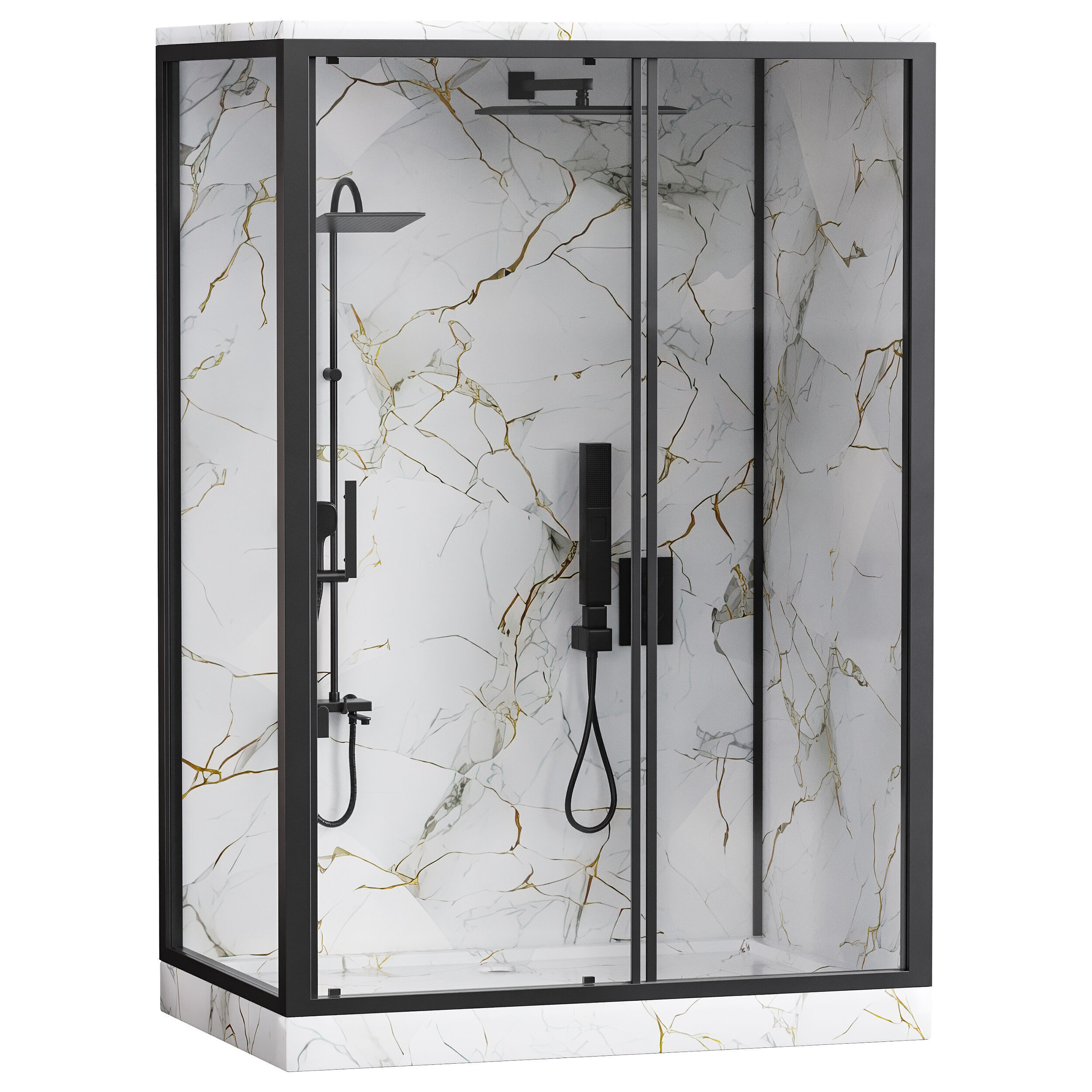 Shower cabin 07 3D model_11