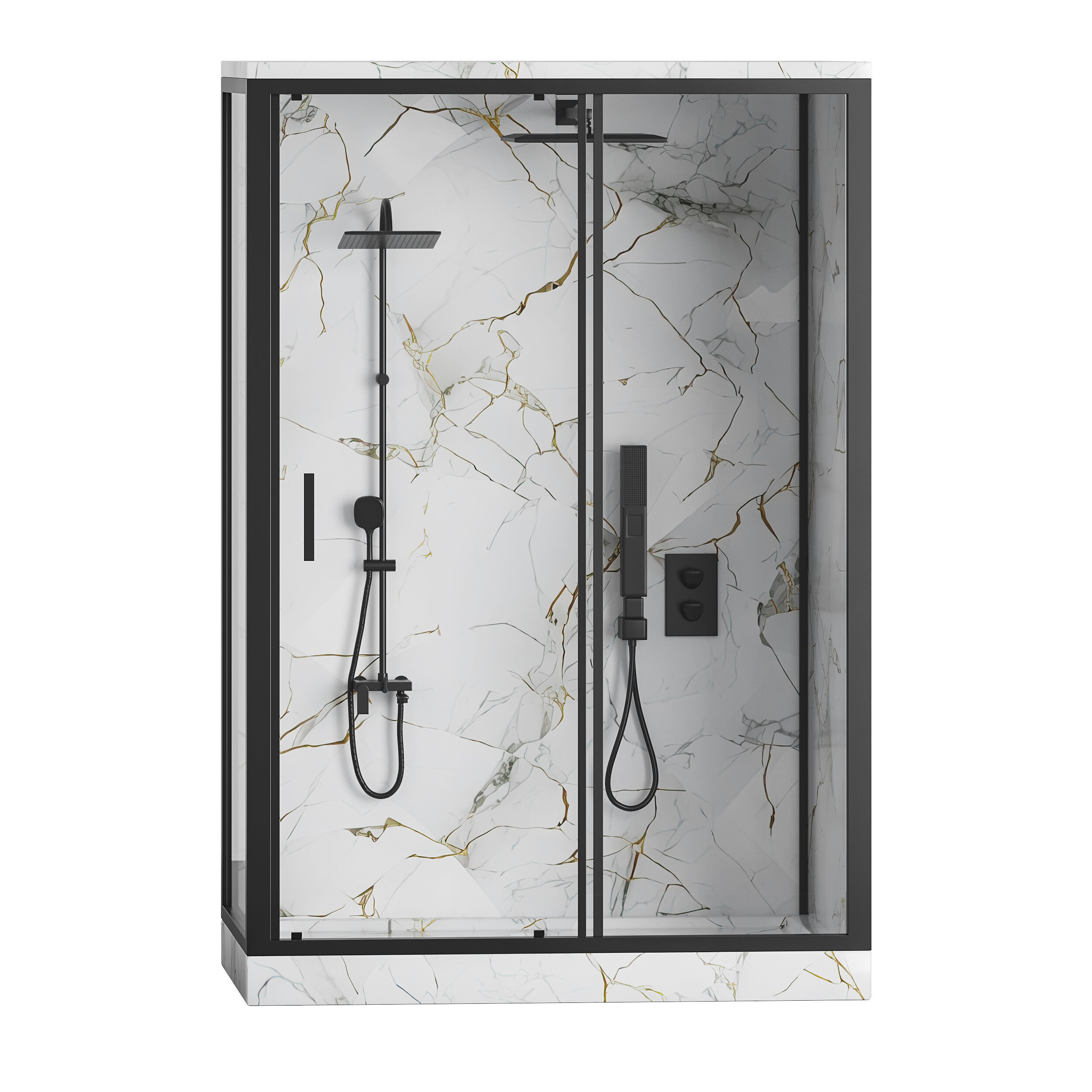 Shower cabin 07 3D model_1