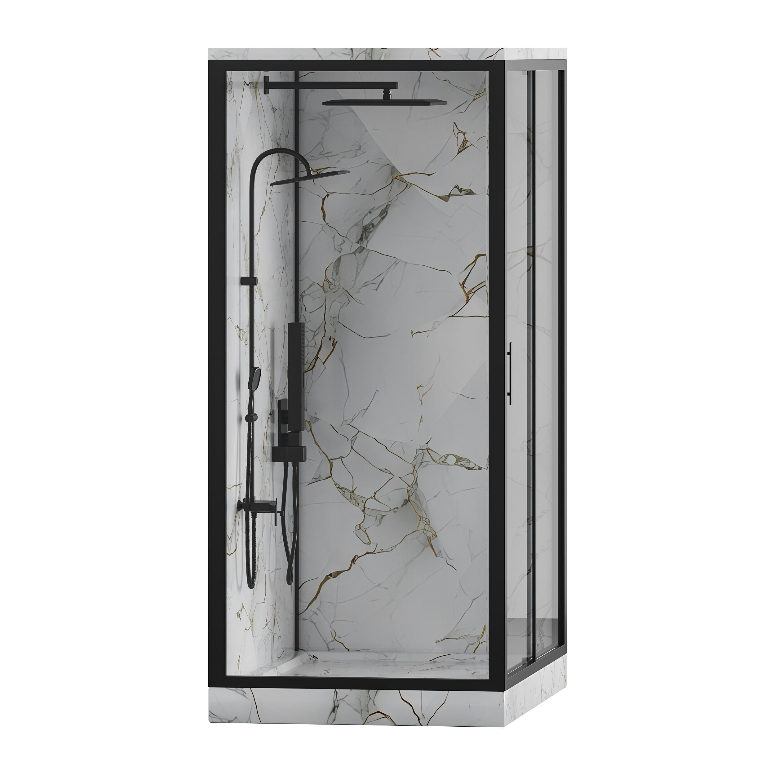 Shower cabin 07 3D model_4