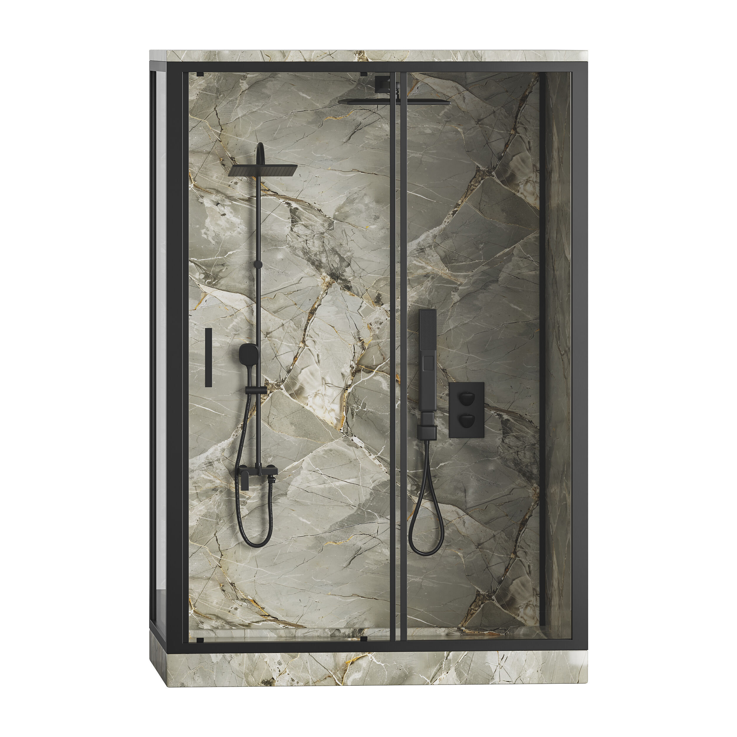 Shower cabin 07 3D model_7