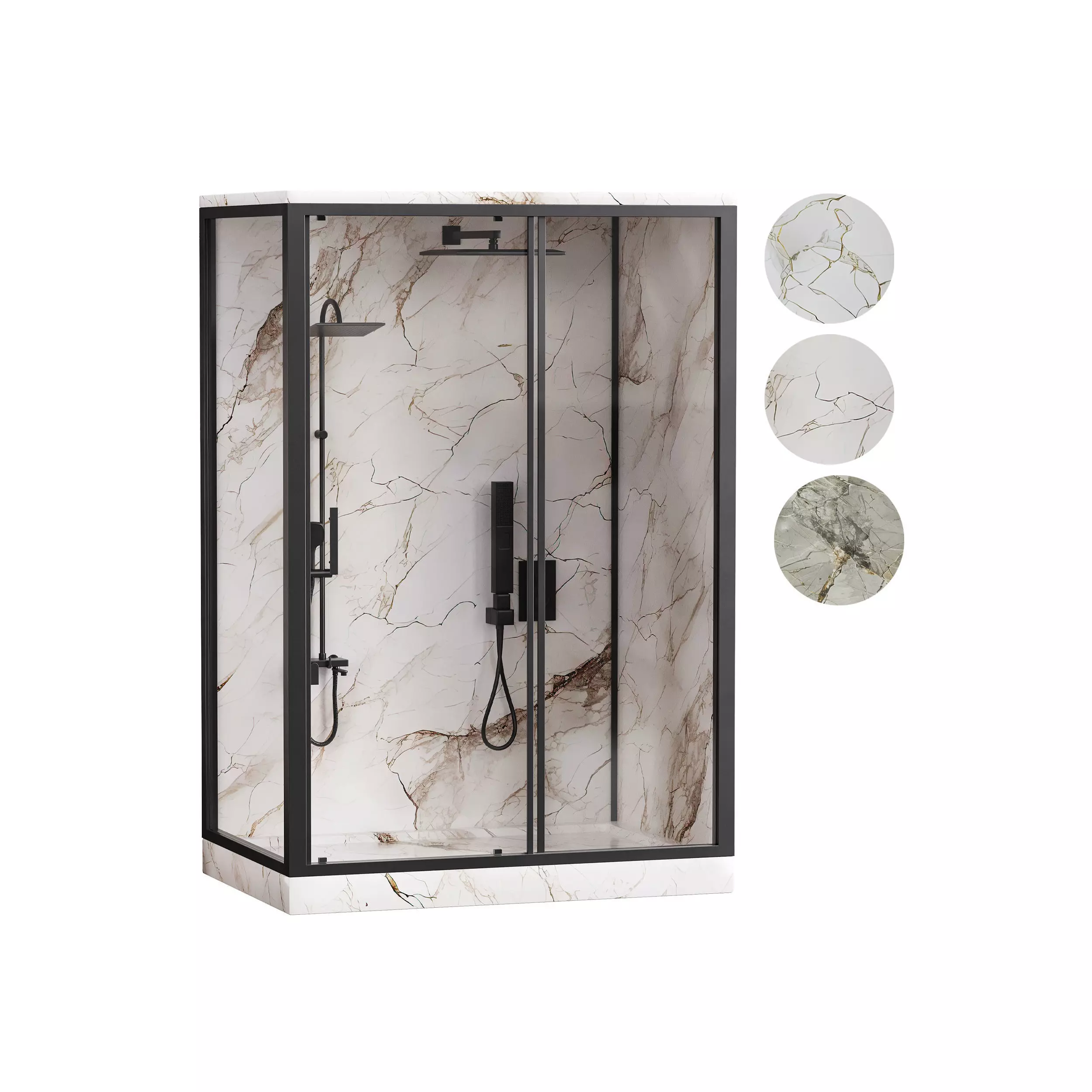 Shower cabin 07 3D model_0