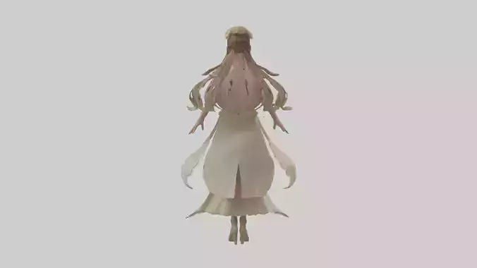 Primrose model Low-poly 3D model