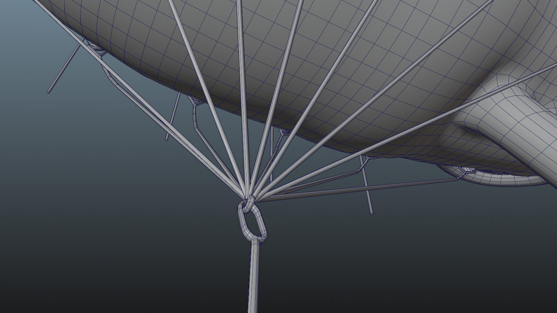 Barrage Balloon WW2  3D model_16