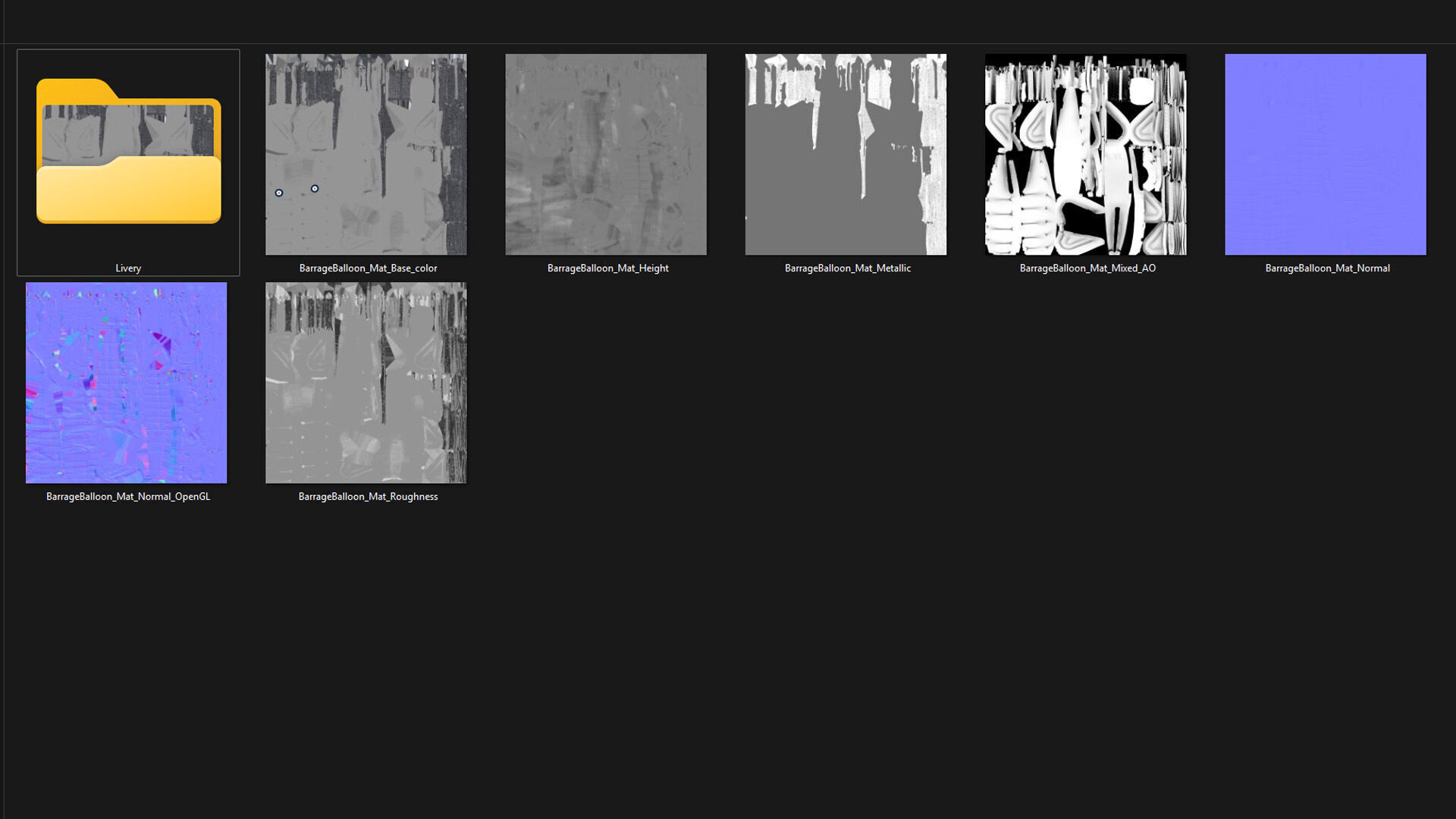 Barrage Balloon WW2  3D model_17