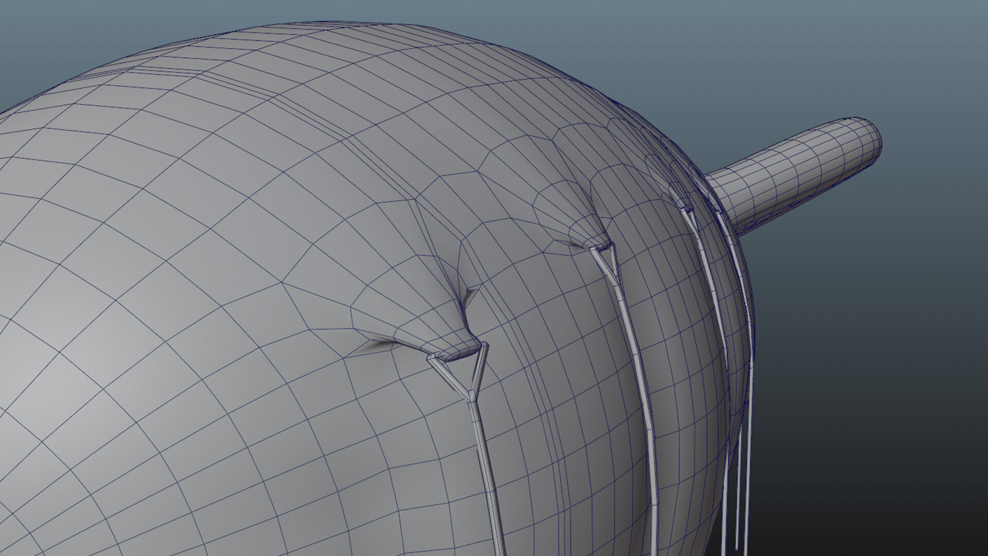 Barrage Balloon WW2  3D model_14