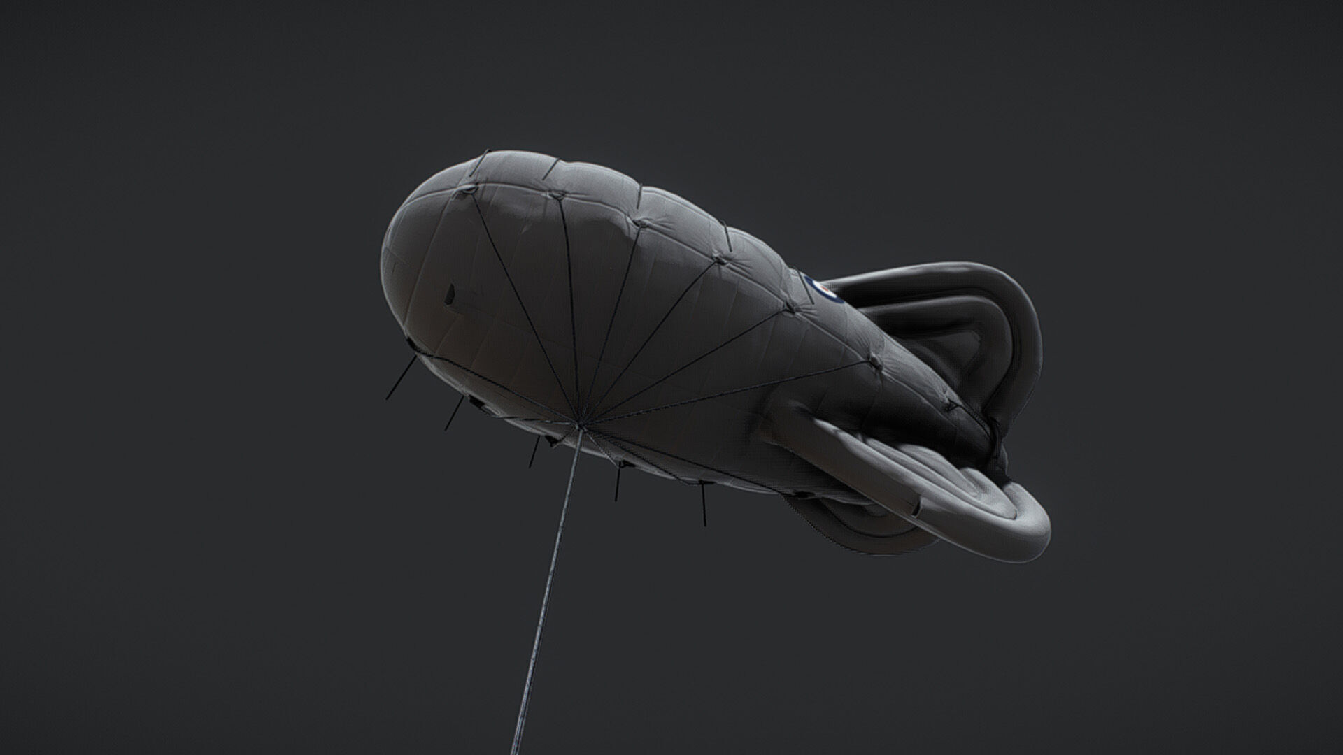 Barrage Balloon WW2  3D model_5