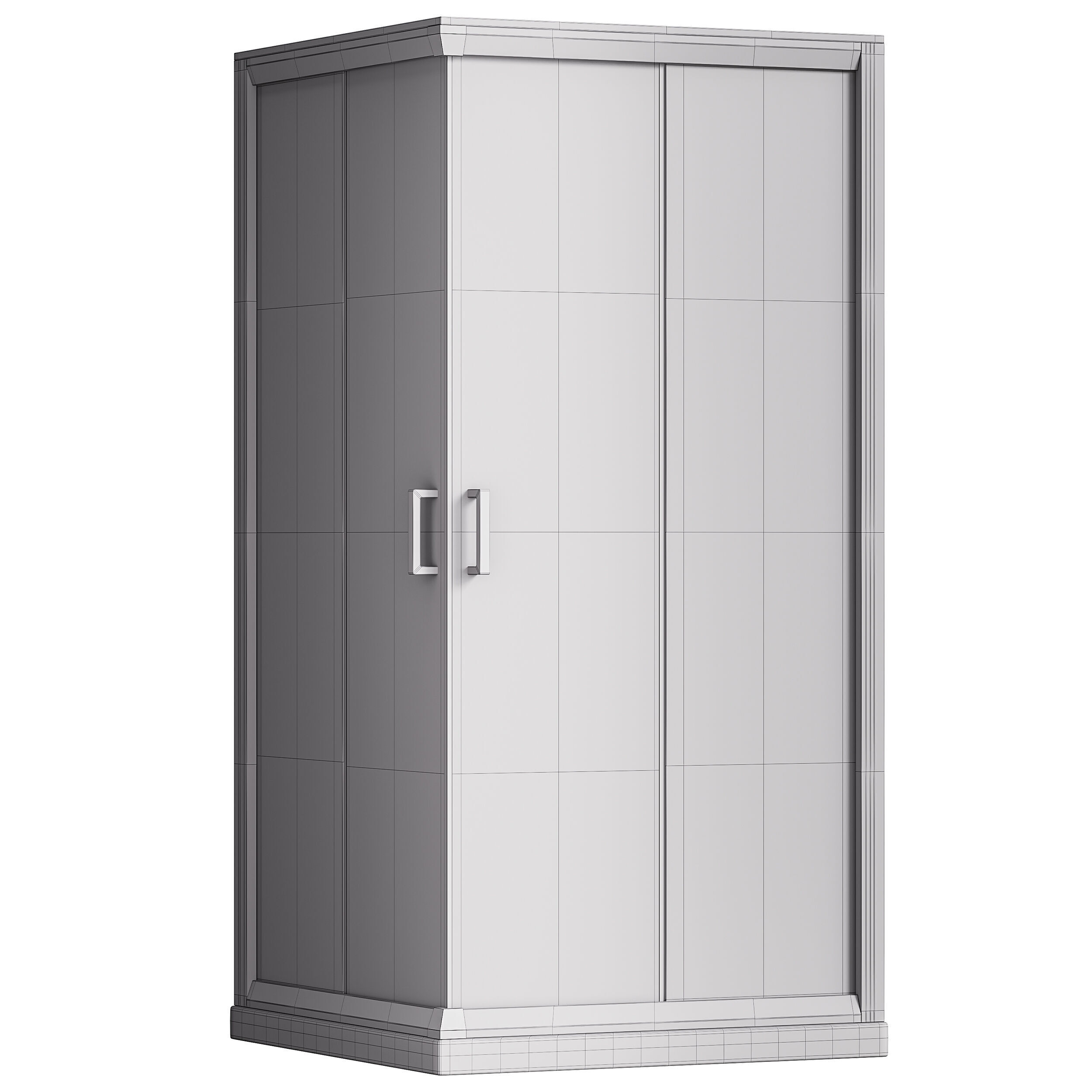 Shower cabin 08 3D model_13