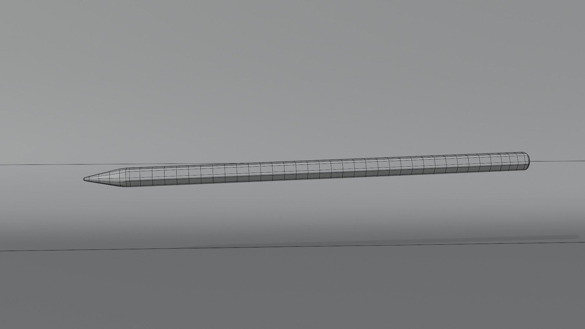 Pencil Free low-poly 3D model_5