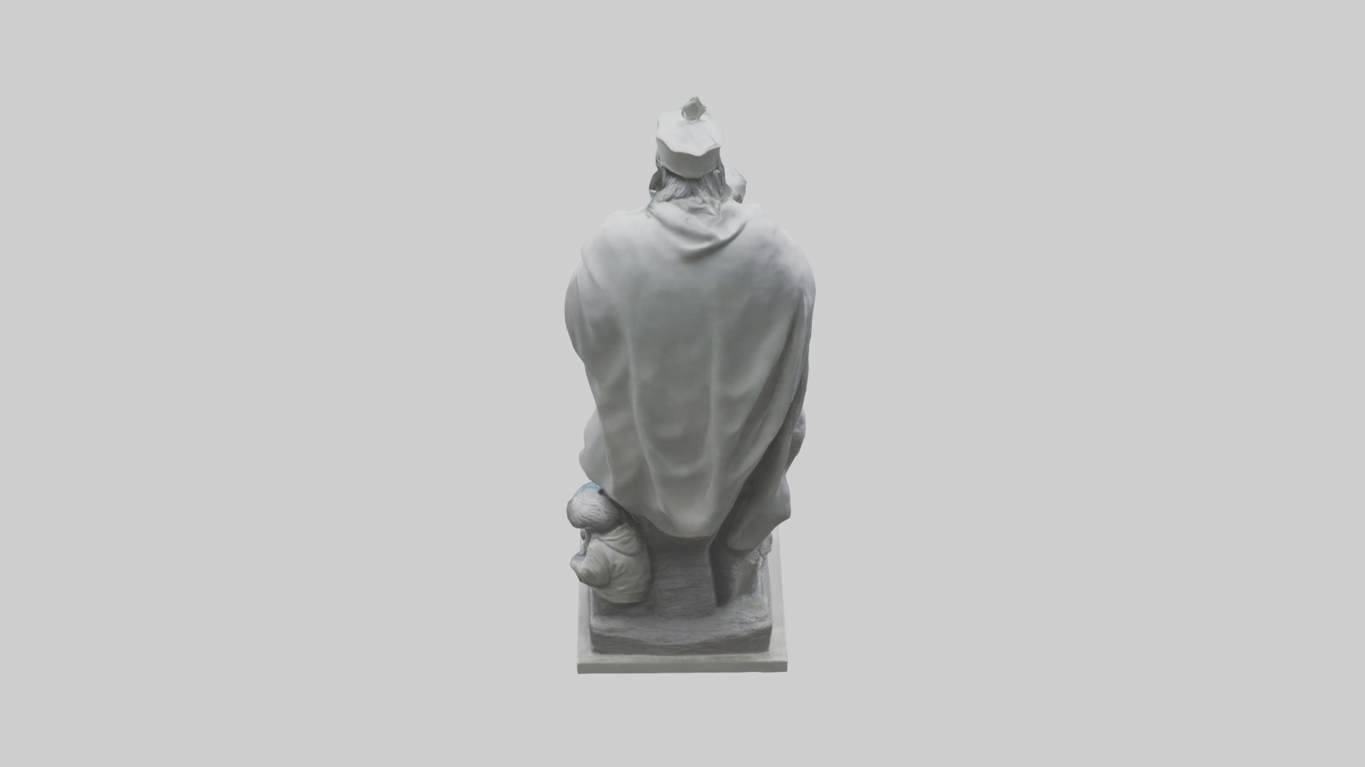 Protecting Future Generations Statue model Low-poly 3D model_15