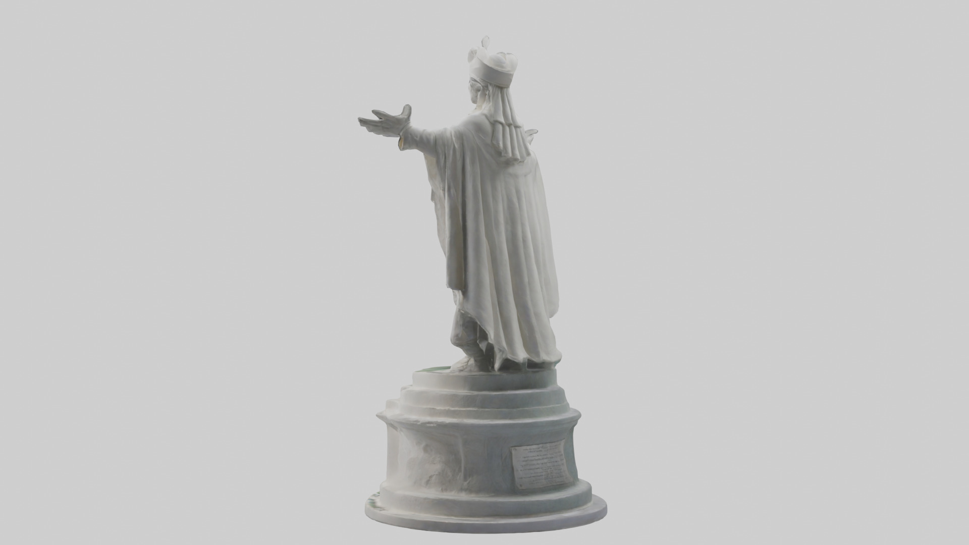 Protector of Peace monument model Low-poly 3D model_3