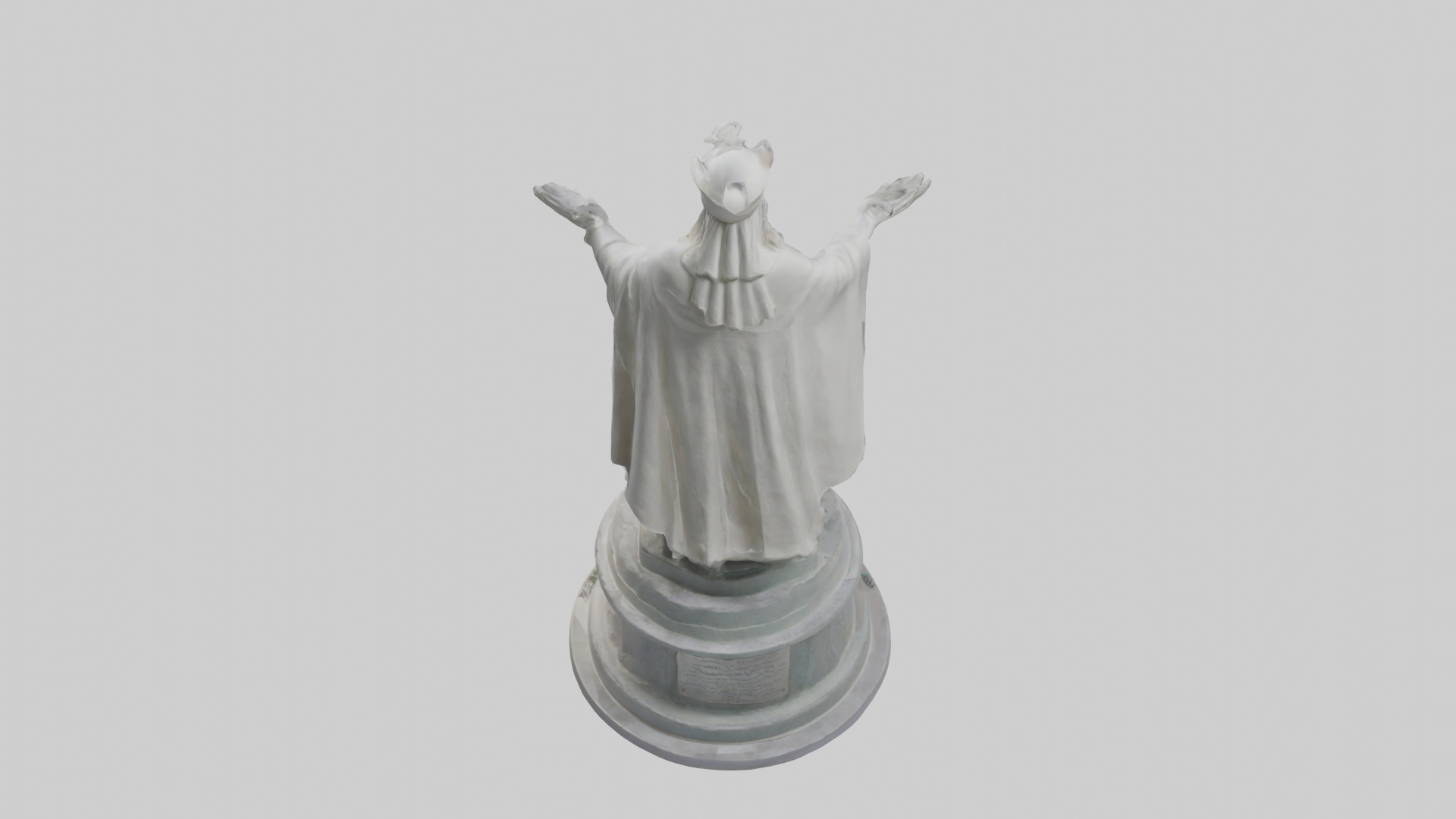 Protector of Peace monument model Low-poly 3D model_15
