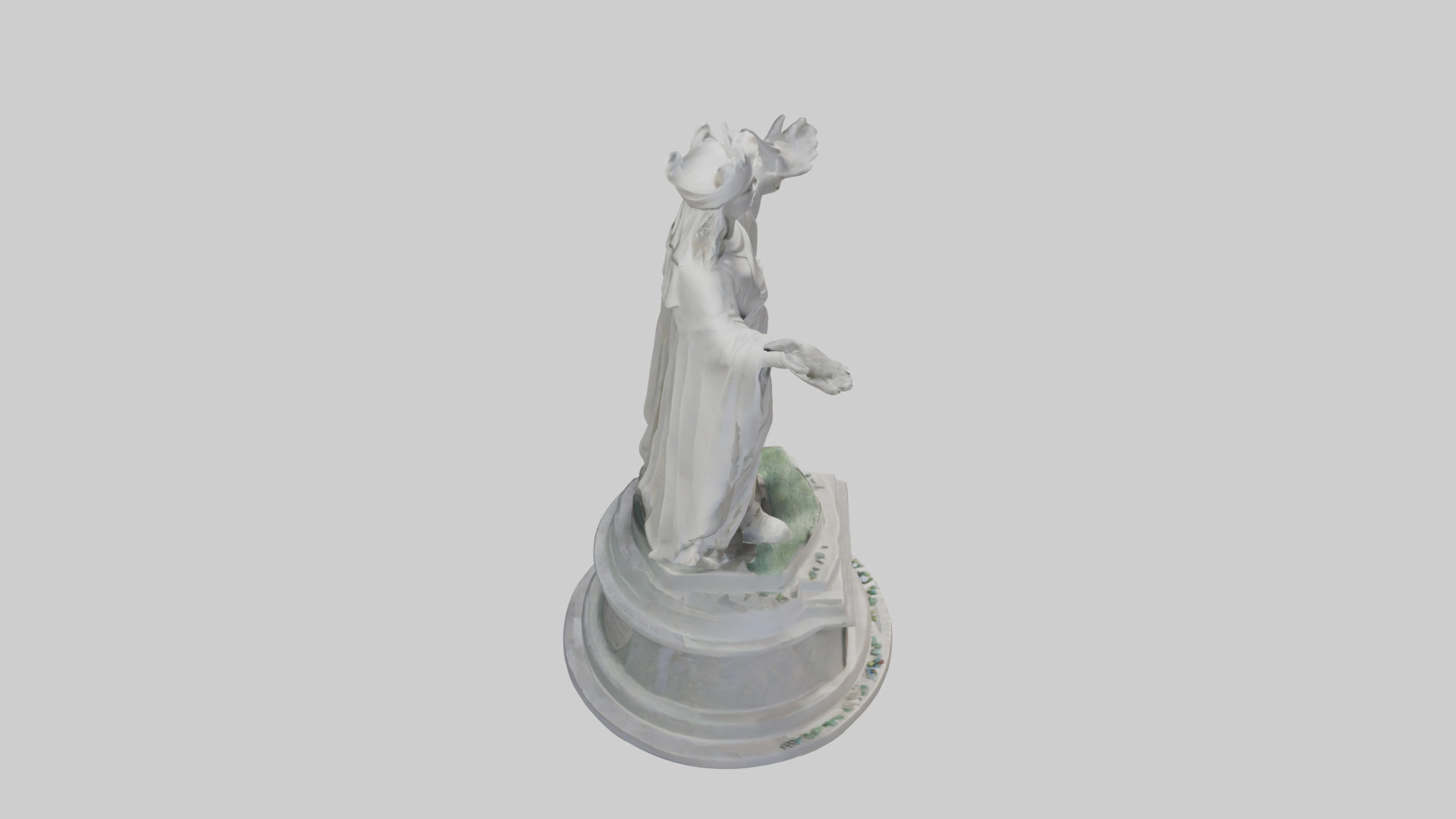 Protector of Peace monument model Low-poly 3D model_18