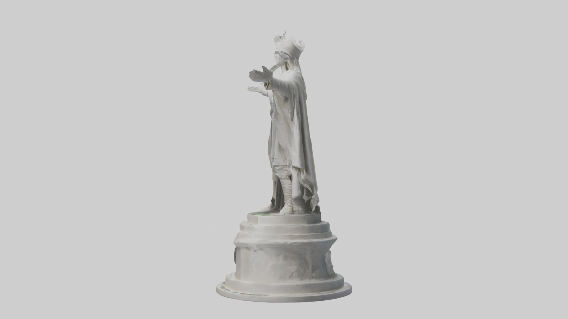 Protector of Peace monument model Low-poly 3D model_12