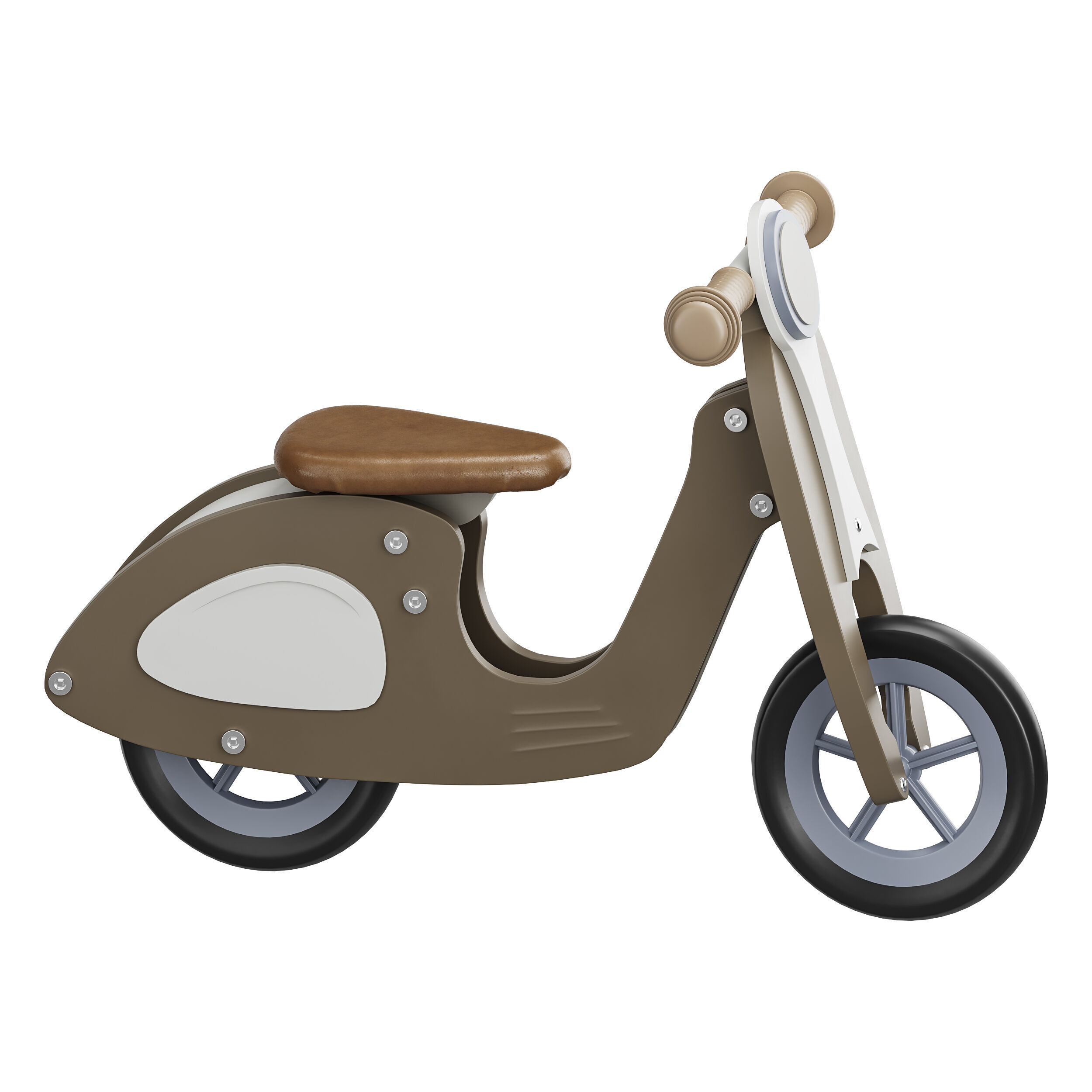 Toy motorcycle for children 3D model_10