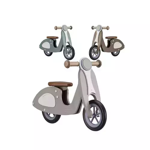Toy motorcycle for children 3D model