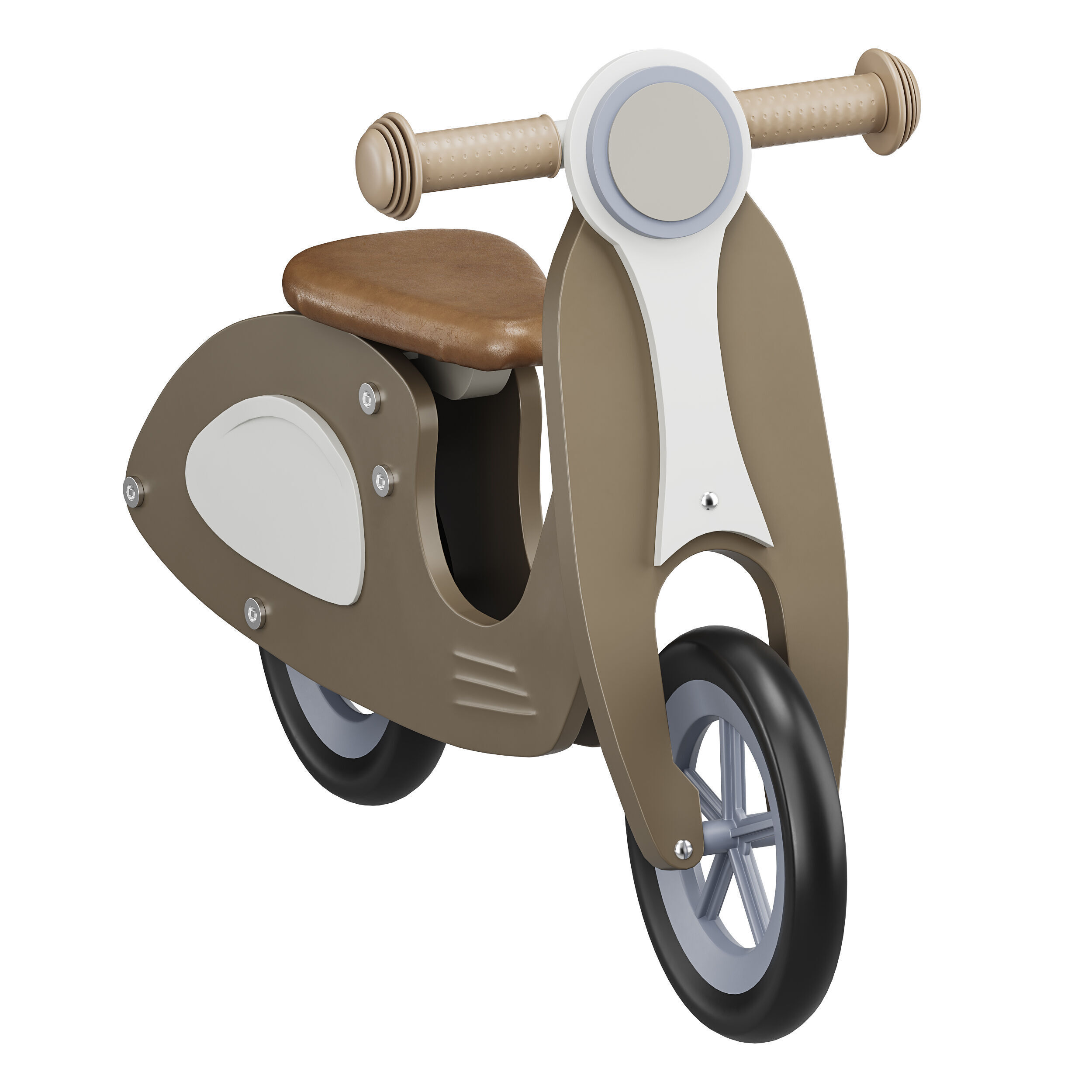 Toy motorcycle for children 3D model_5