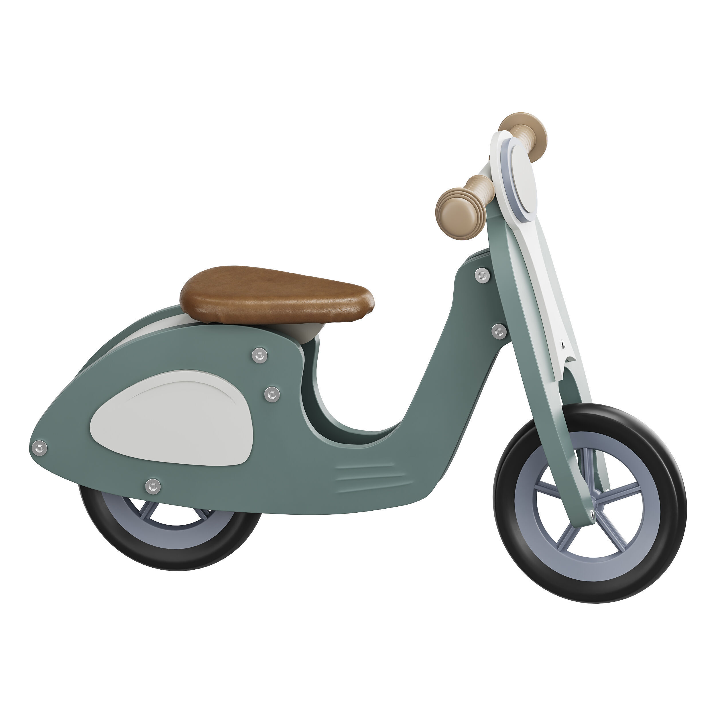 Toy motorcycle for children 3D model_2