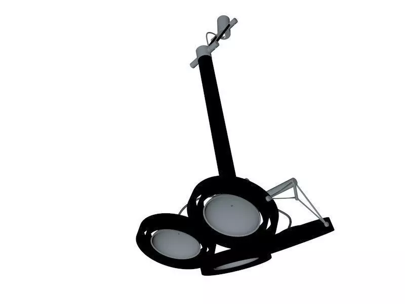 lampe pour plafond sans texture Free 3D model_0