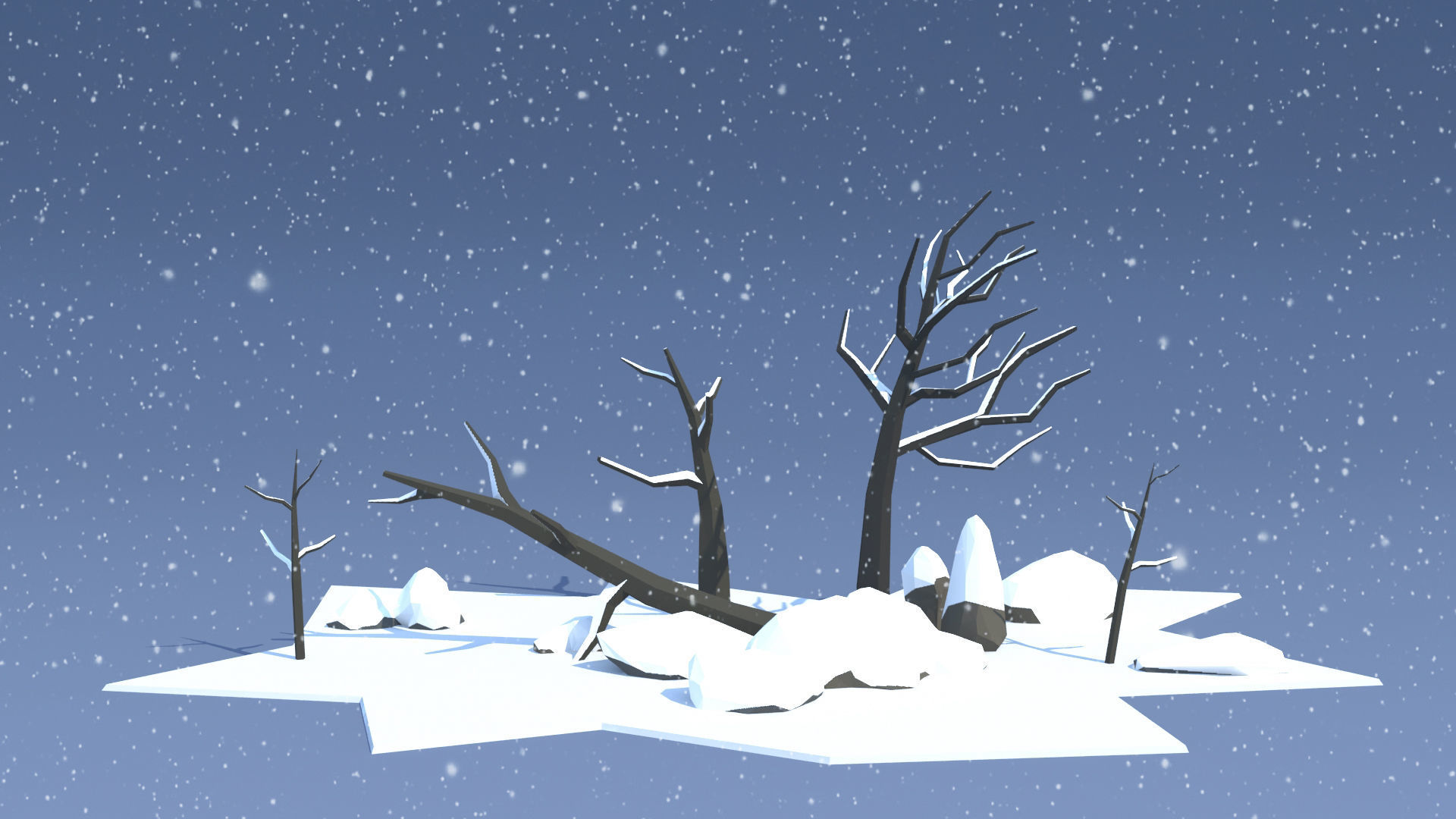 Forest Pack Low-poly 3D model_24