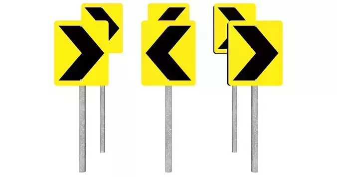 Chevron marker - Alignment marker plate 3D model