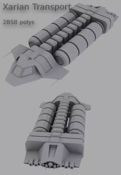 Xarian transport Free 3D model