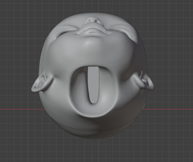 3d digital file Afro kid head for bjd doll for printing STL OBJ 3D print model_6